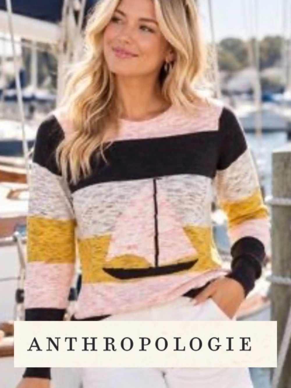 Anthropologie Sailboat design sweater, XS, CB2830